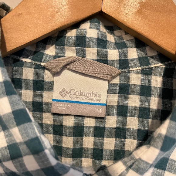 Columbia Men’s Casual Short-sleeve Button Down, size M - Picture 4 of 5